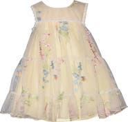 Iris & Ivy Embroidered Mesh Tiered Float Party Dress