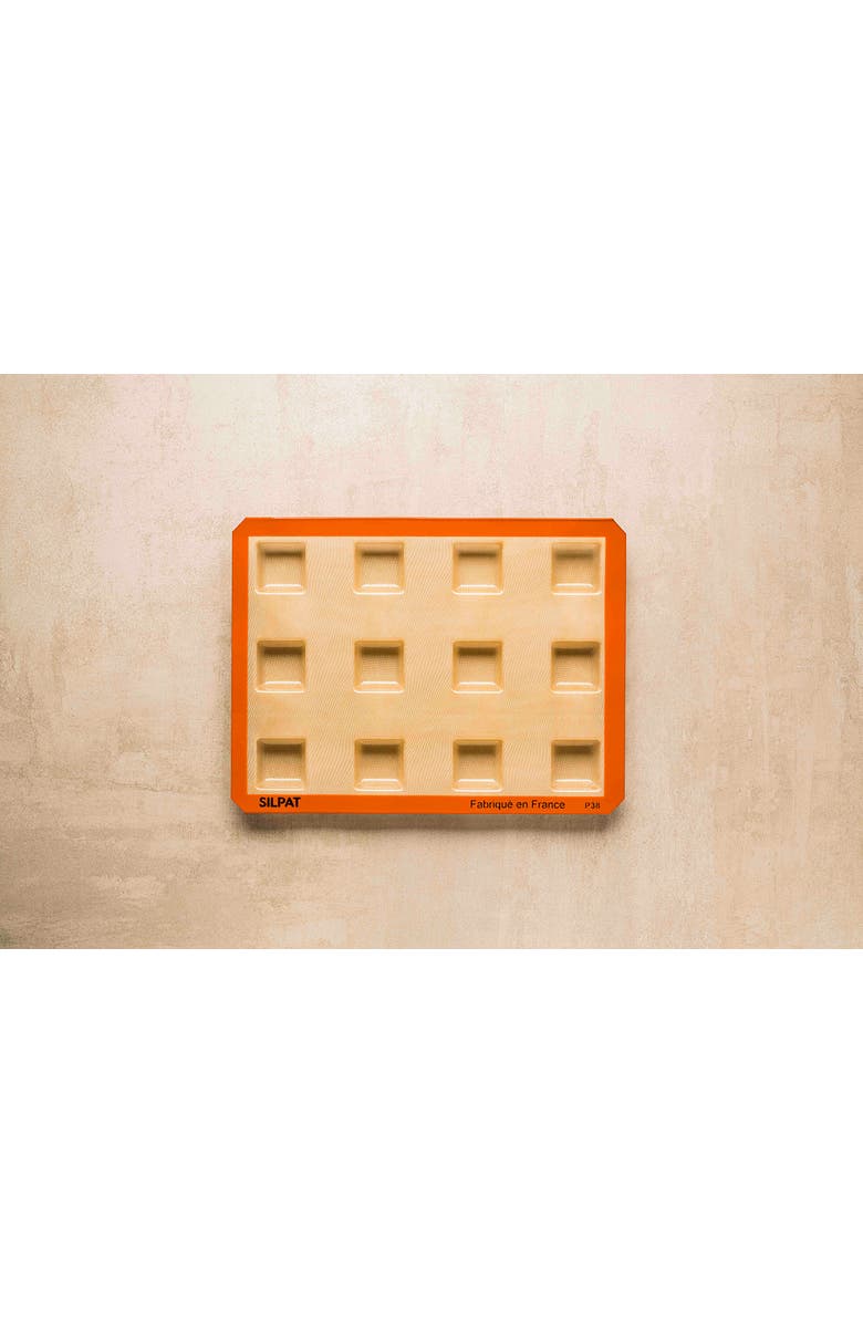 Silpat Perfect Non-Stick Brownie Mold, Main, color, Orange