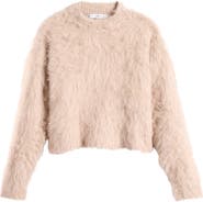 MANGO Brushed Mock Neck Sweater