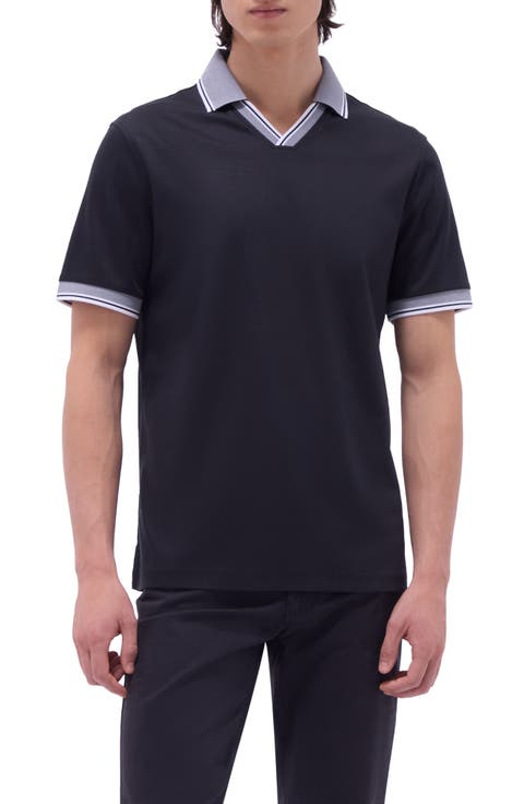 Tipped Johnny Collar Polo