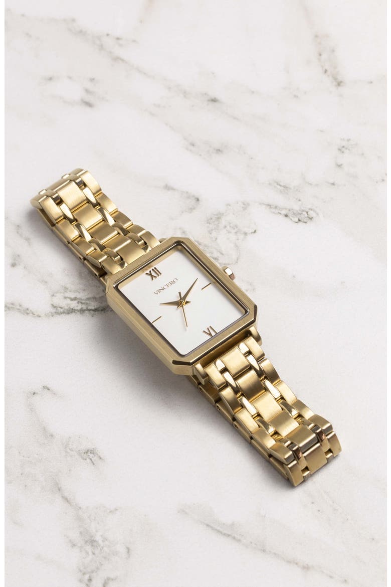 Ava Bracelet Watch, 22mm x 29mm, Alternate, color, GOLD SATIN