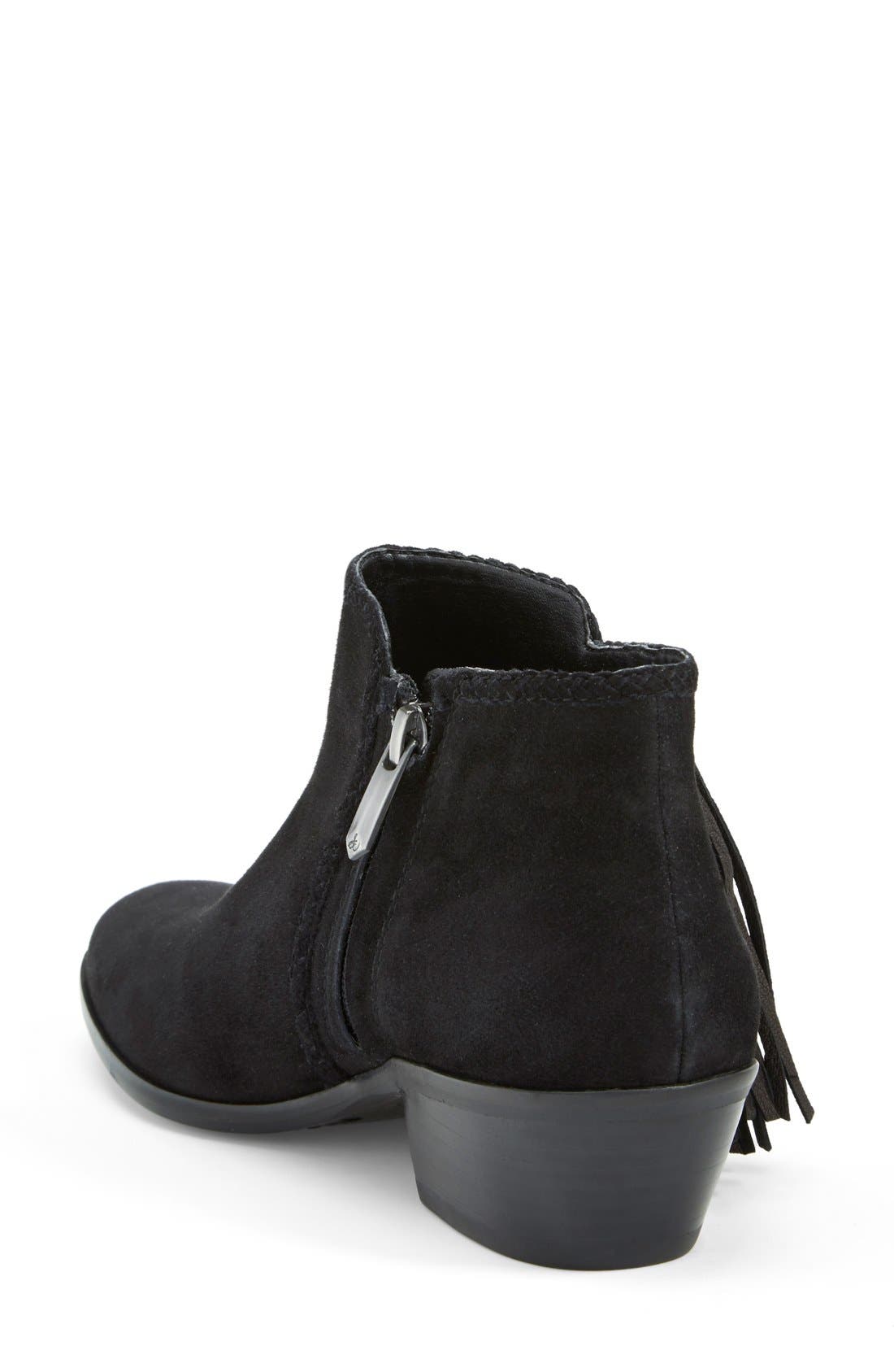Sam Edelman 'Paige' Fringed Ankle Bootie, Alternate, color, 