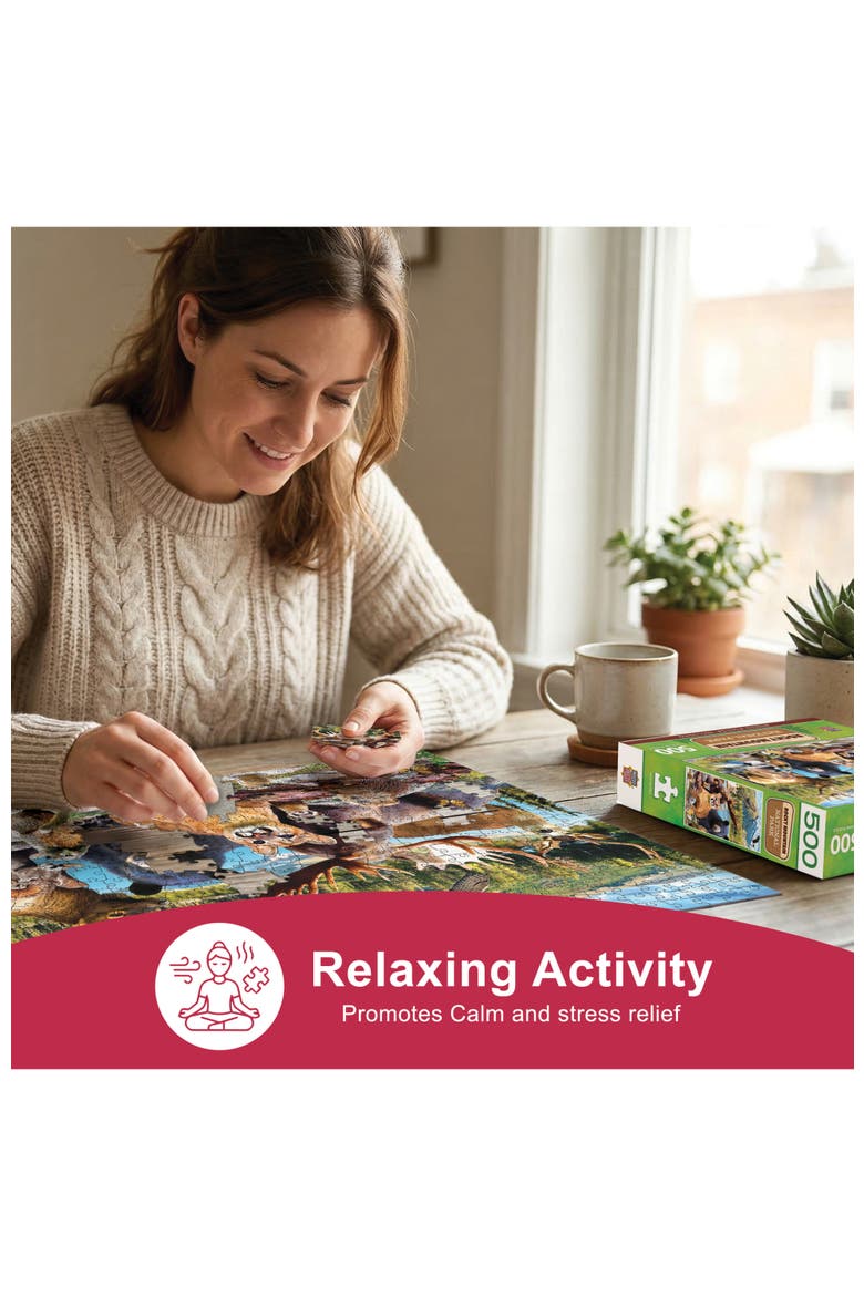 Rocky Mountain 500 Piece Puzzle, Alternate, color, Multicolor