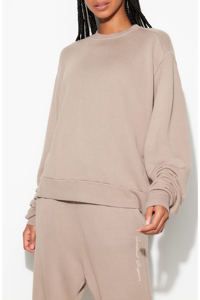 Insignia Bardot Sweatshirt, Main, color, MOON ROCK