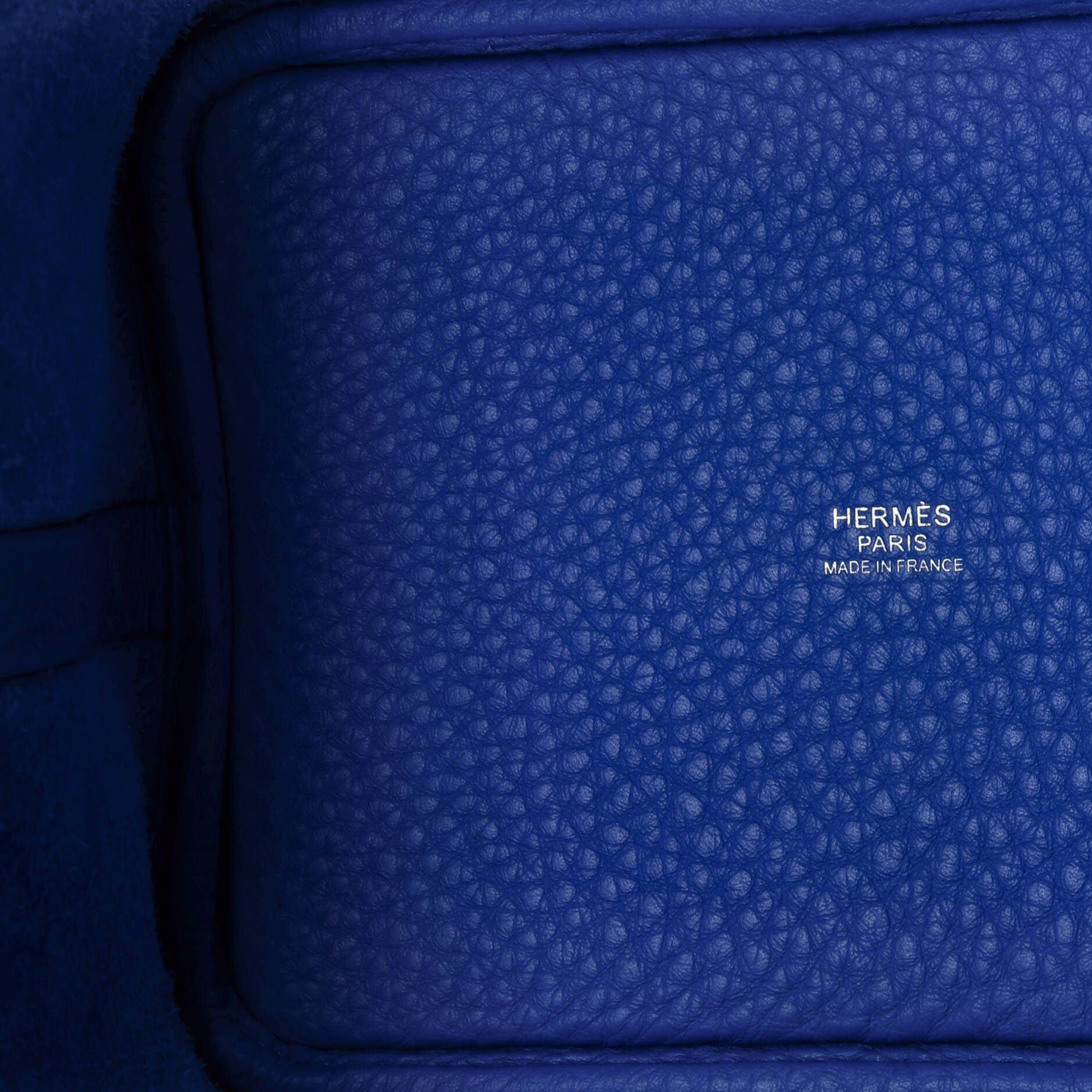 Pre-Owned Hermes Picotin Lock Bag Clemence PM, Alternate, color, Bleu Zanzibar