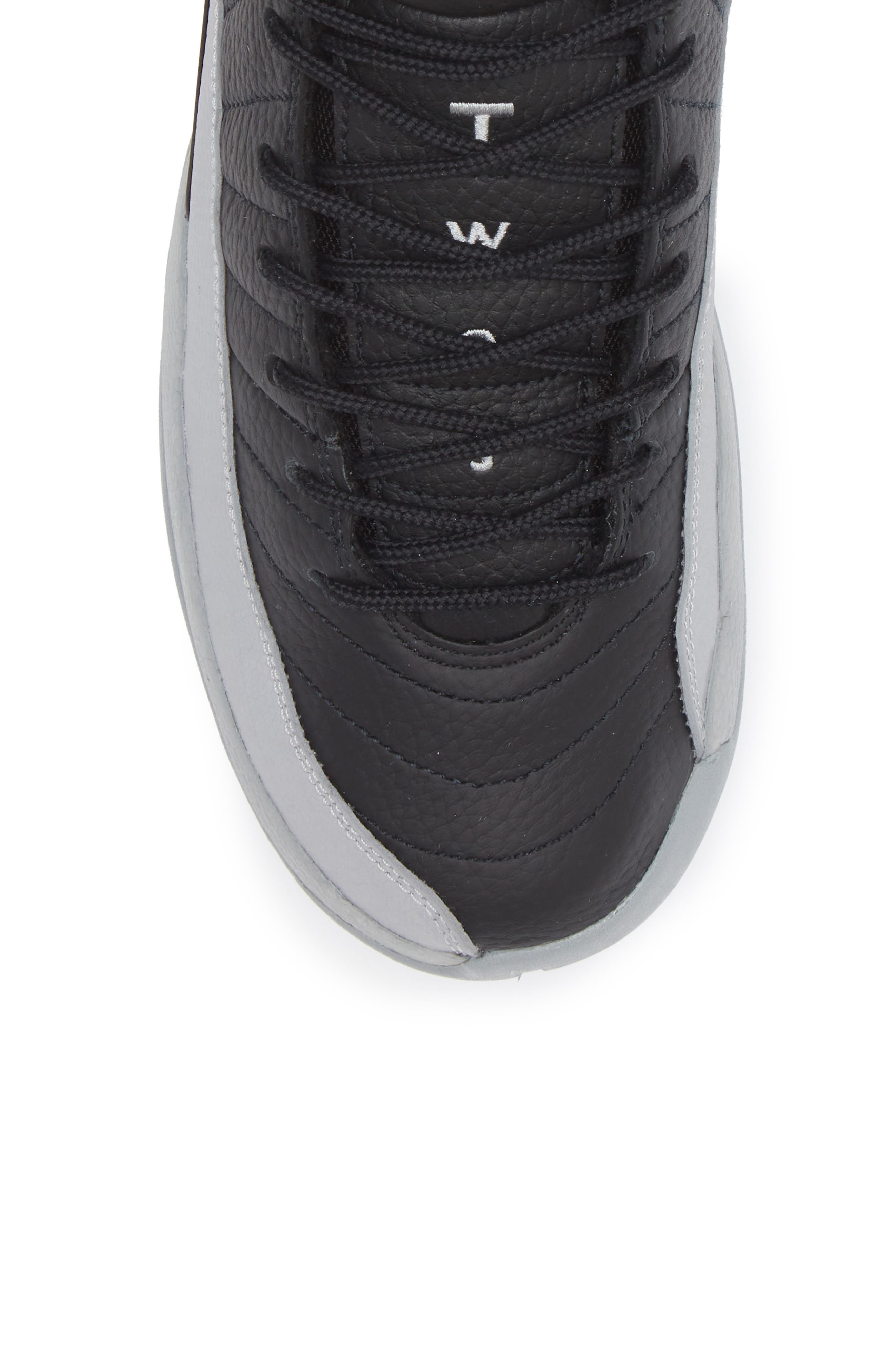 Kids' Air Jordan 12 Retro Basketball Shoe, Alternate, color, BLACK/ WOLF GREY/ WHITE