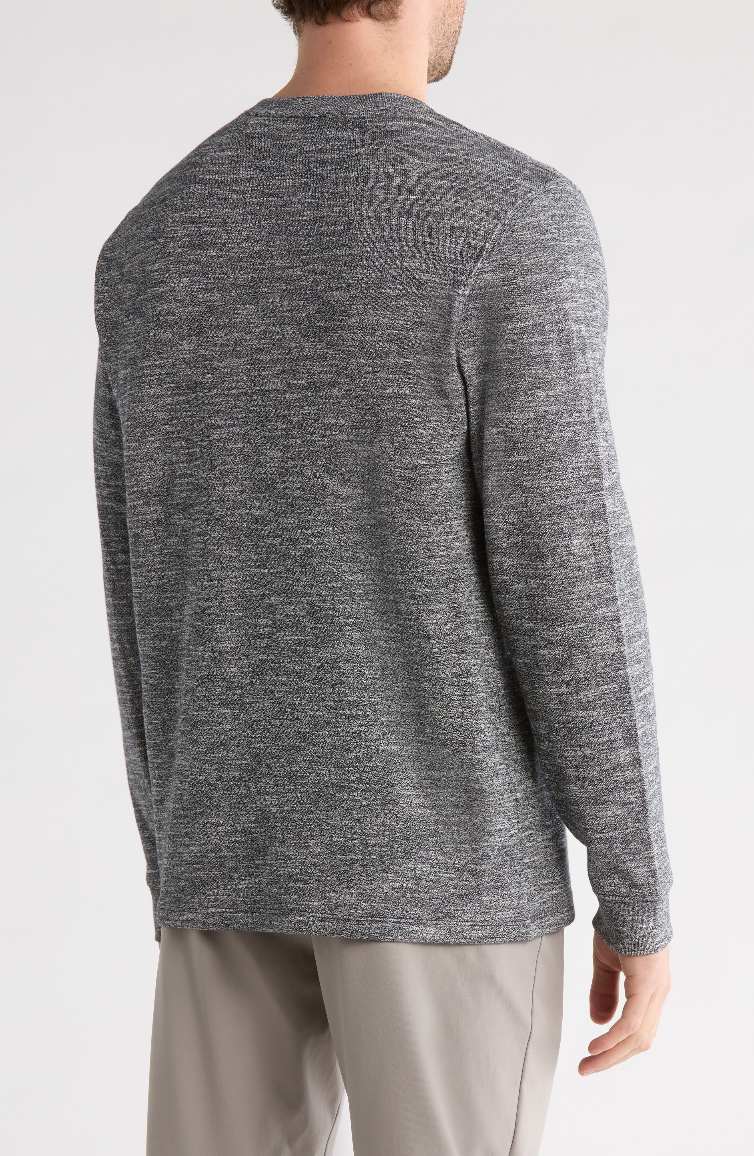 Heather Double Face Henley - image 2