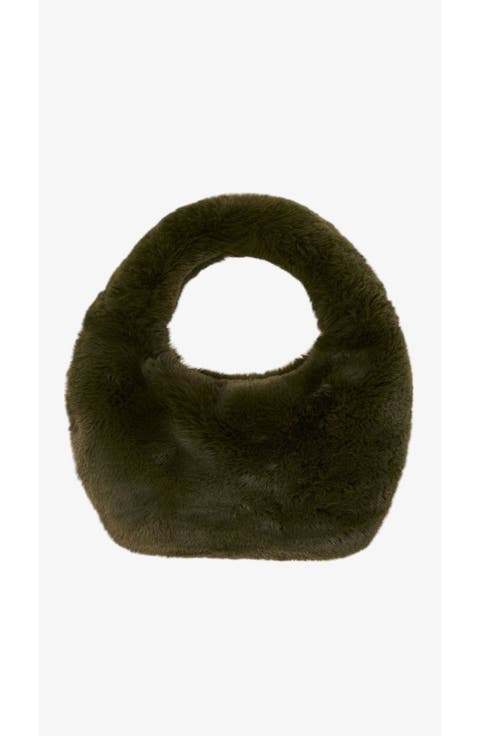 Alix | Mini Faux Fur Hobo Bag