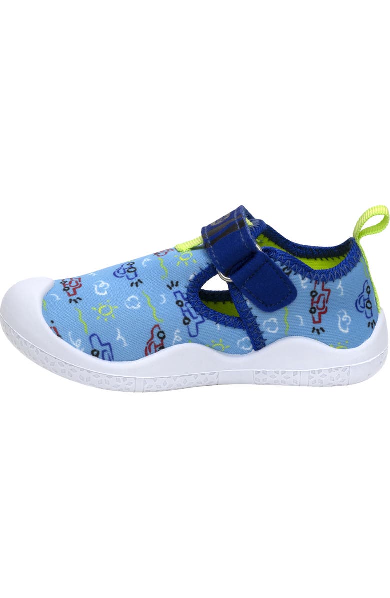 Robeez<sup
®</sup
Kids
Car Doodles Sandal, Alternate, color, Medium Blue