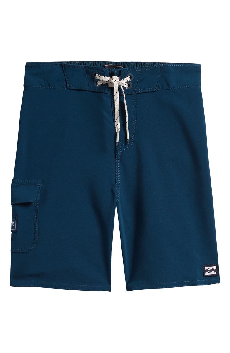 Billabong Kids' Solid Board Shorts, Main, color,