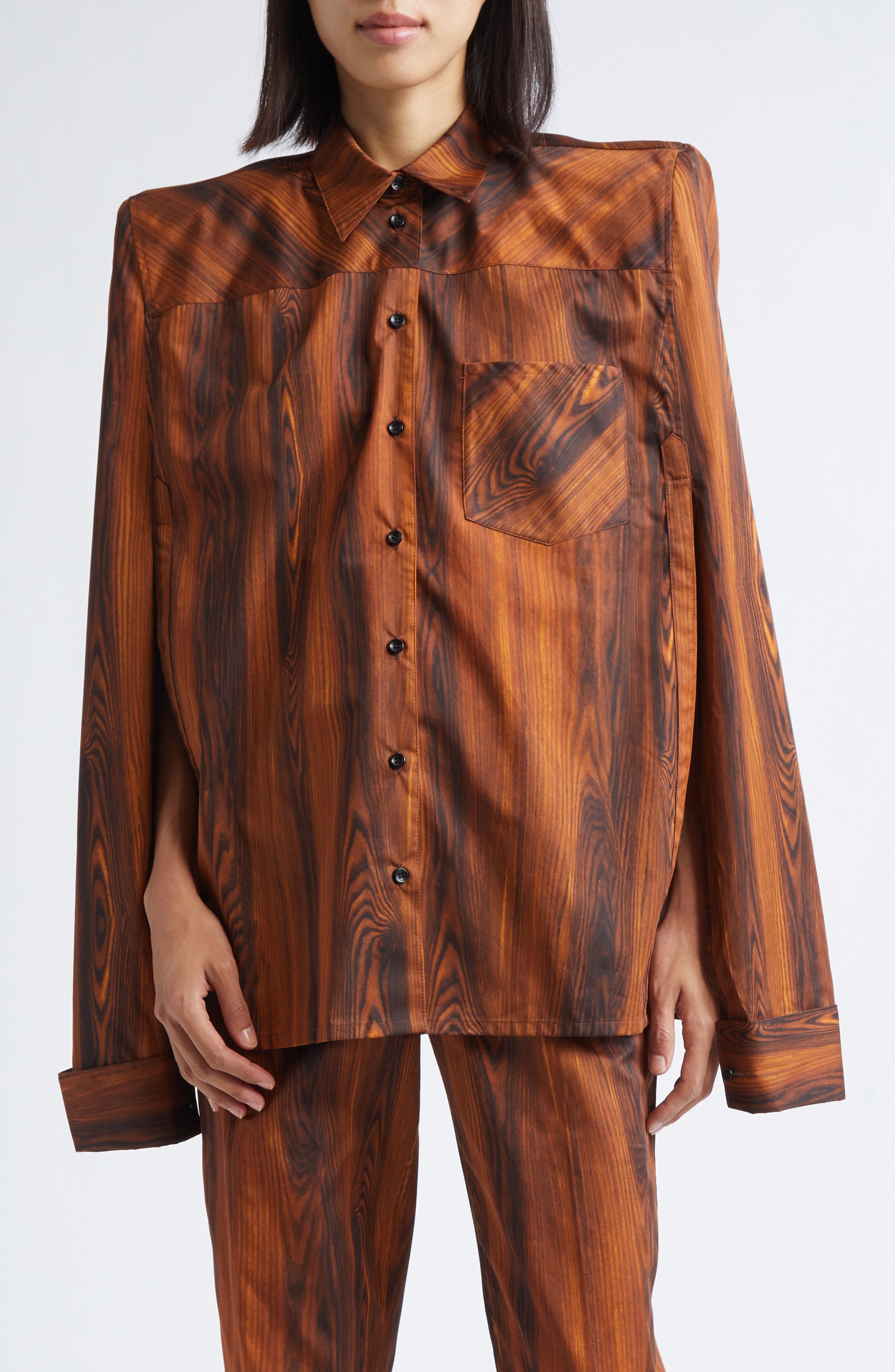 JULIE KEGELS Corbusier Cape Shirt