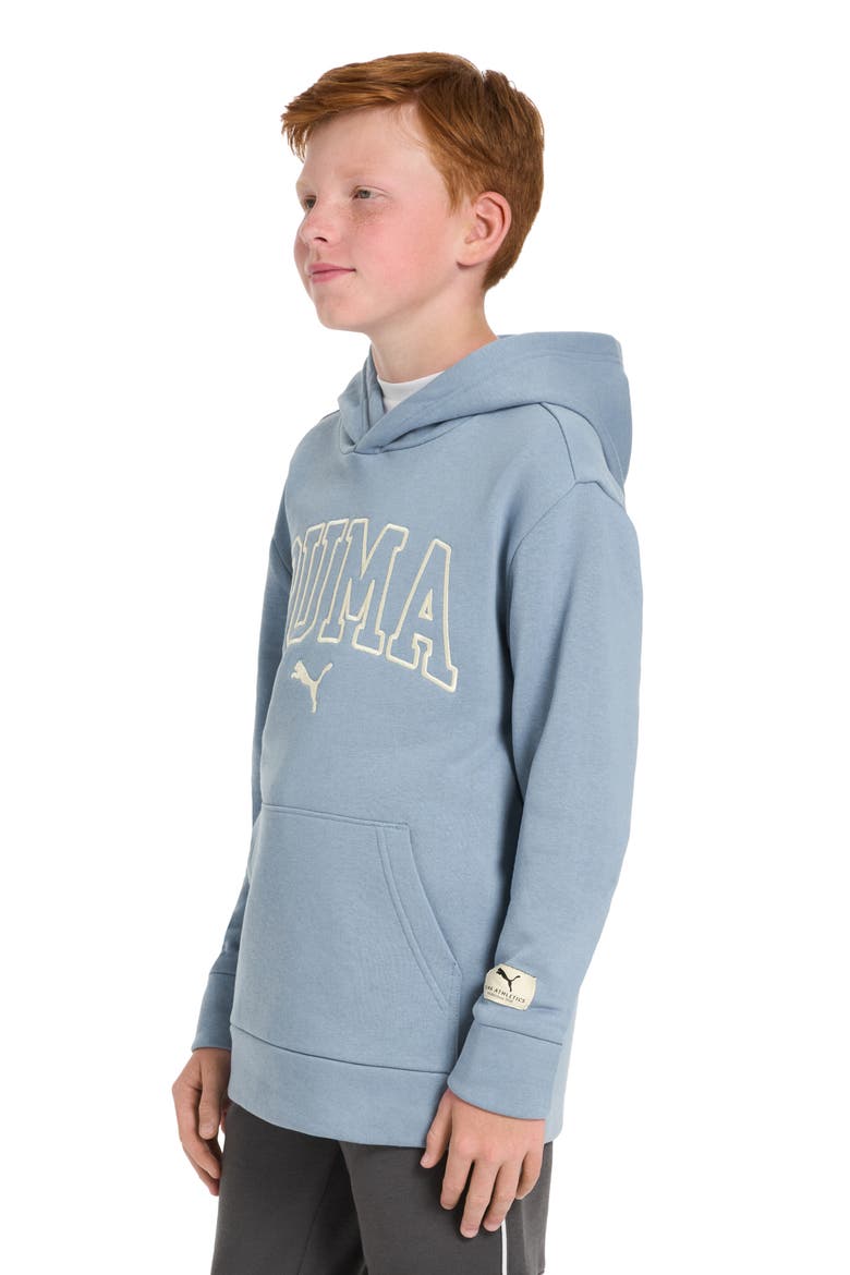 Kids' Class Pack Cotton Blend Fleece Hoodie, Alternate, color, SKY/ PEWTER