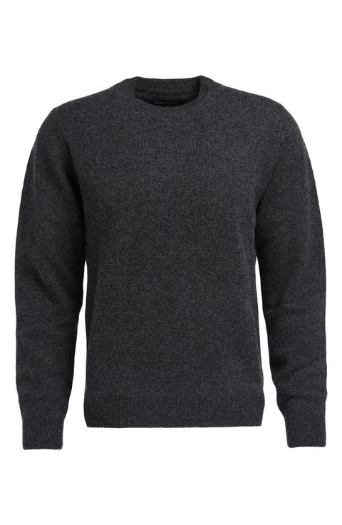 Essential Patch Wool Crewneck Sweater
