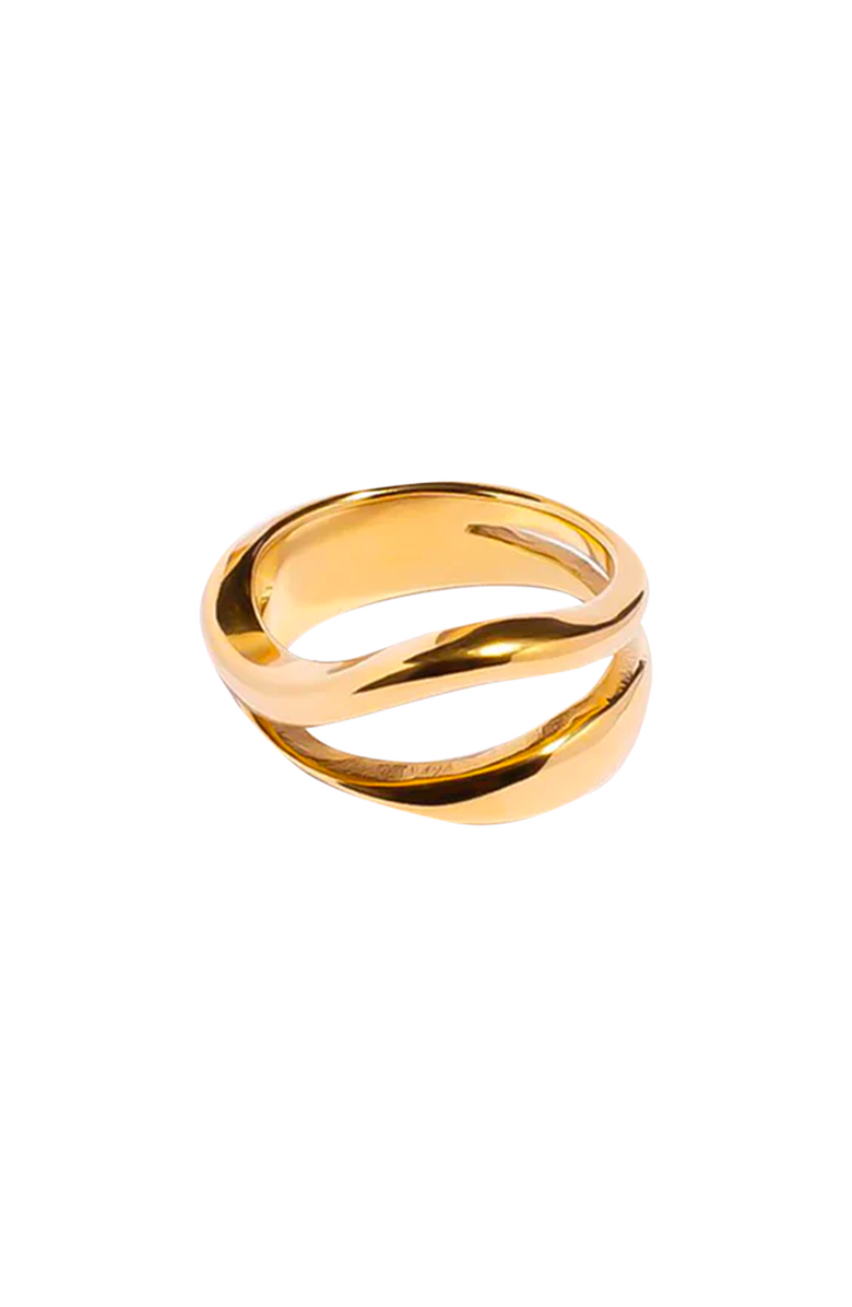 Hey Harper Marbella Ring, Main, color, Gold