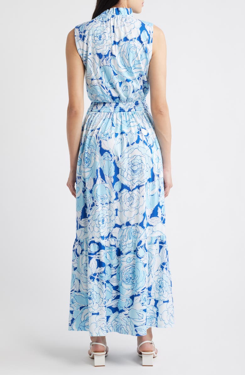 Lilly Pulitzer<sup>®</sup> Amiria Sleeveless Maxi Dress, Alternate, color, Capri Blue Rosanna