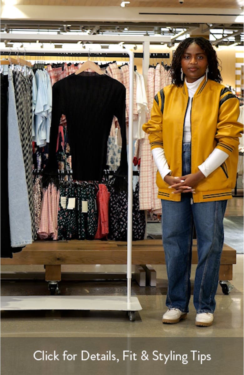 Efedera Texture Feather Cuff Top, sales video thumbnail