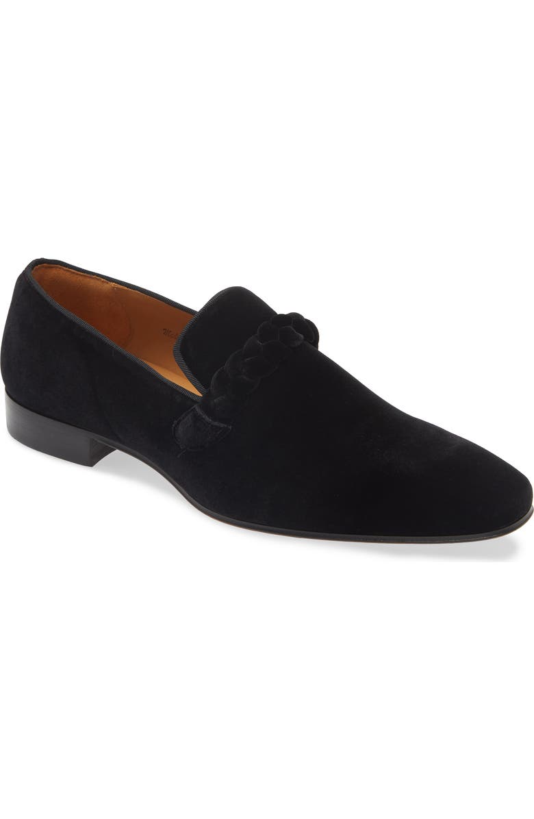 Mezlan Prima Velvet Suede Slip-On Loafer, Main, color,