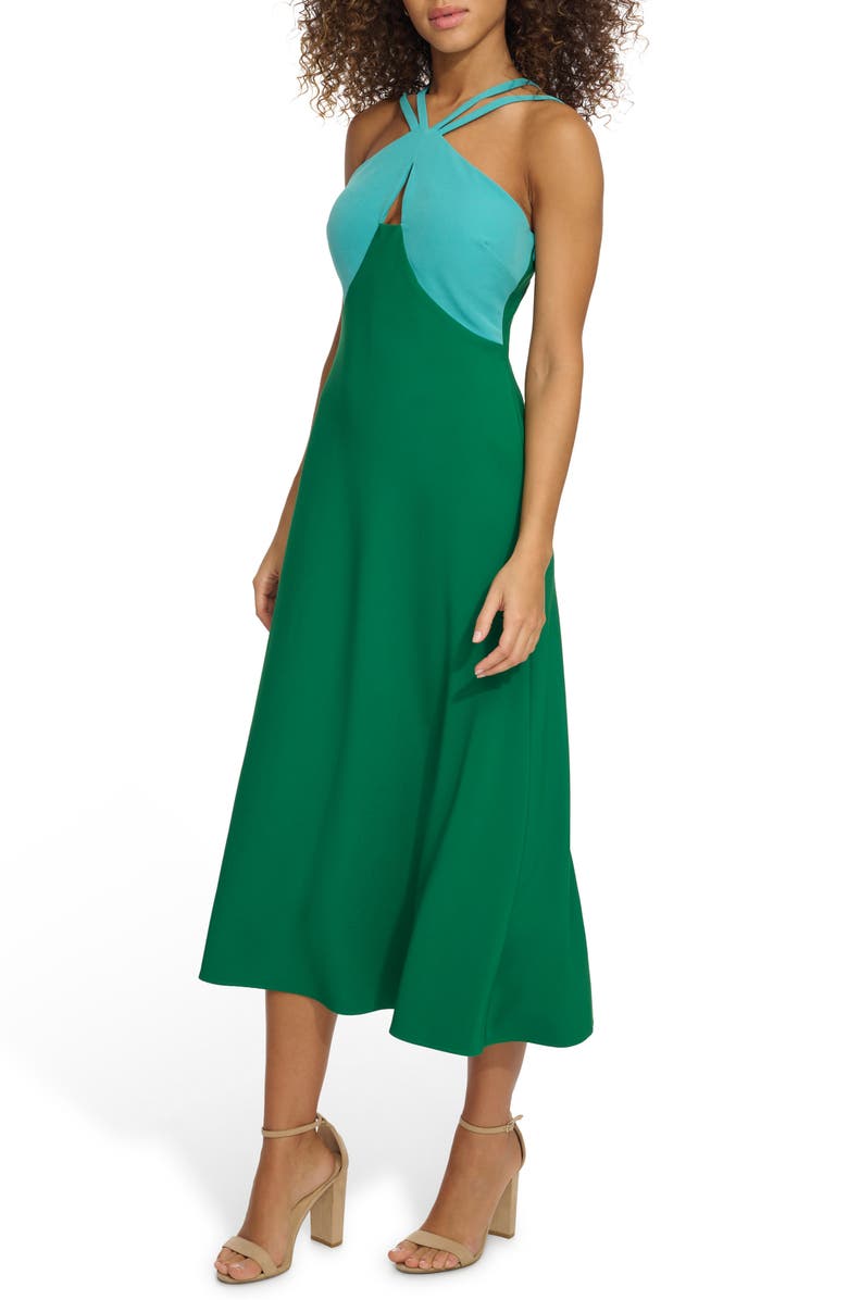 Siena Colorblock A-Line Dress, Alternate, color,