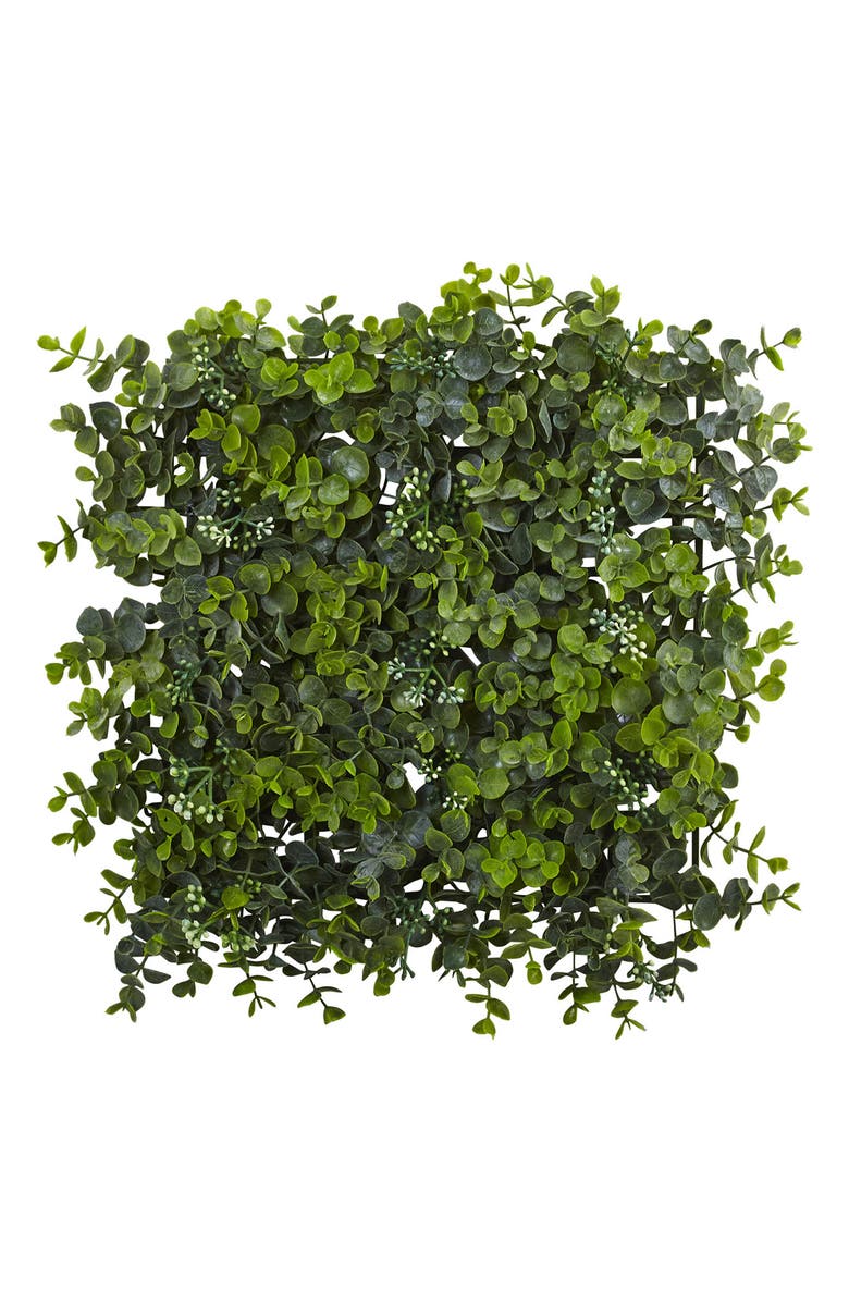 NEARLY NATURAL 12” x 12” Eucalyptus Mat - Set of 8, Alternate, color,