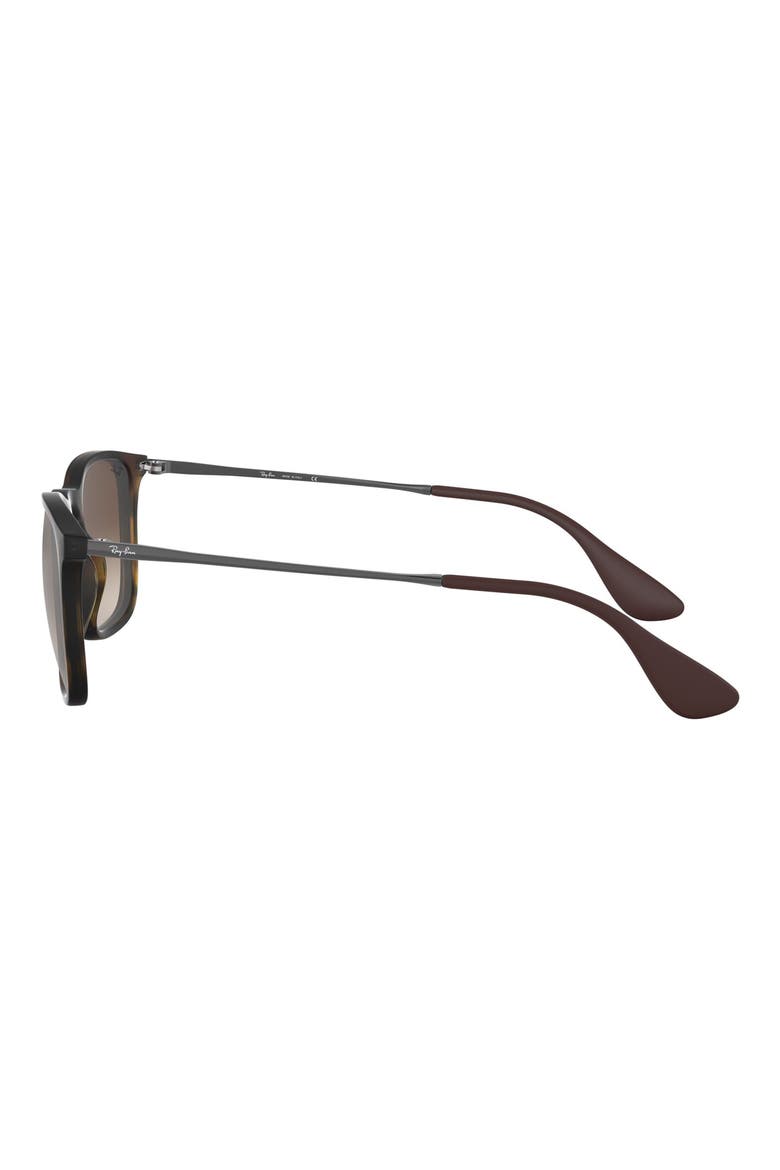 Chris 54mm Gradient Square Sunglasses, Alternate, color, BROWN