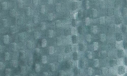 Artisan 34 Solid Textured Square Throw Blanket In Green