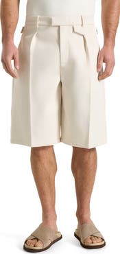 Manière De Voir Auguste Tailored Twill Bermuda Shorts