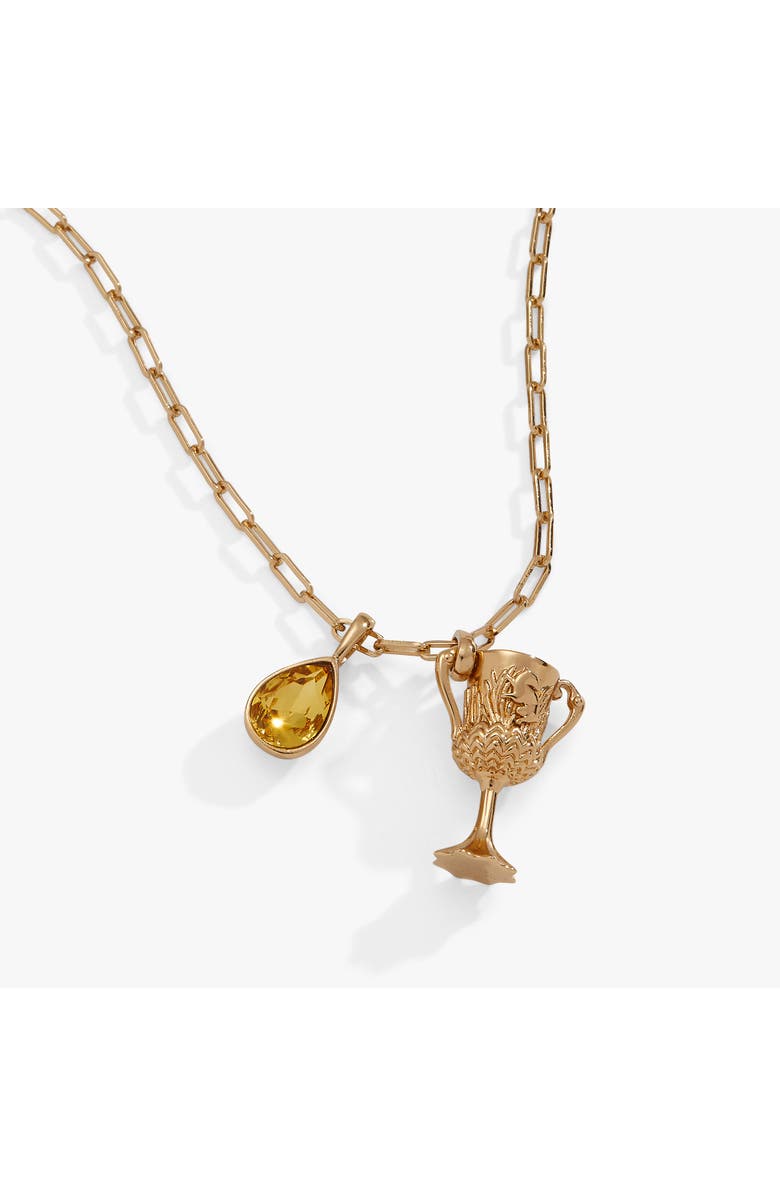 Alex and Ani Harry Potter<sup>™</sup> Hufflepuff Cup Necklace, Alternate, color,