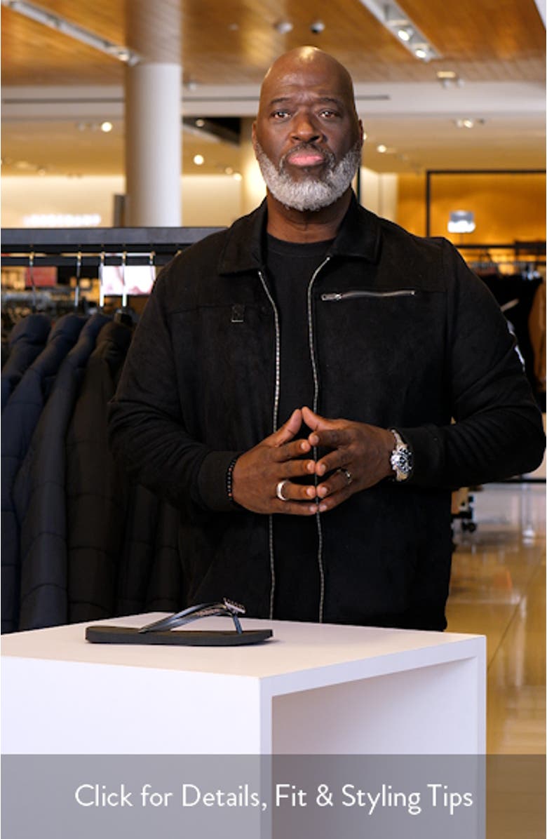 Slim Crystal Charm Flip Flop, sales video thumbnail