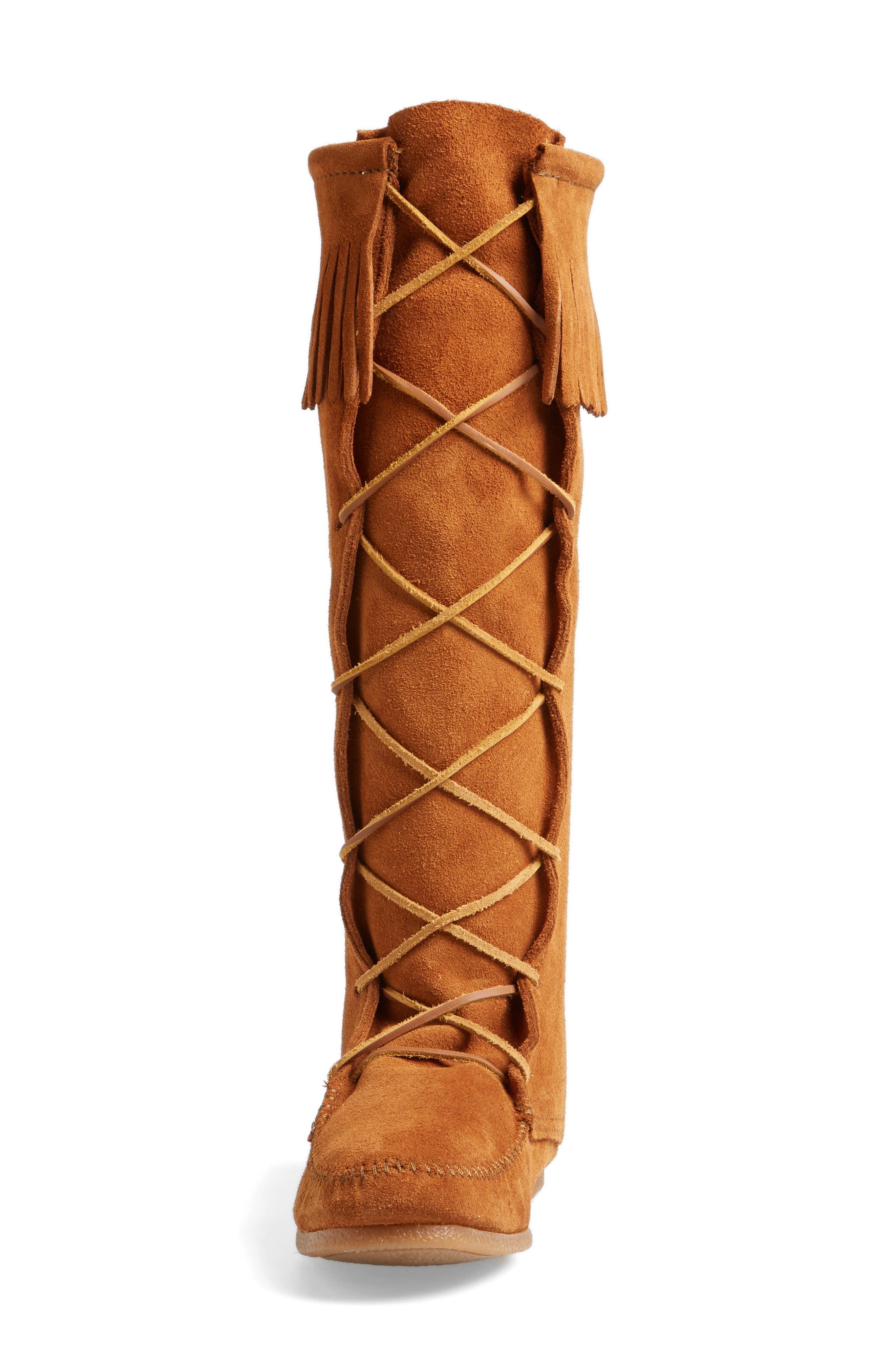 Knee High Boot, Alternate, color, BROWN SUEDE