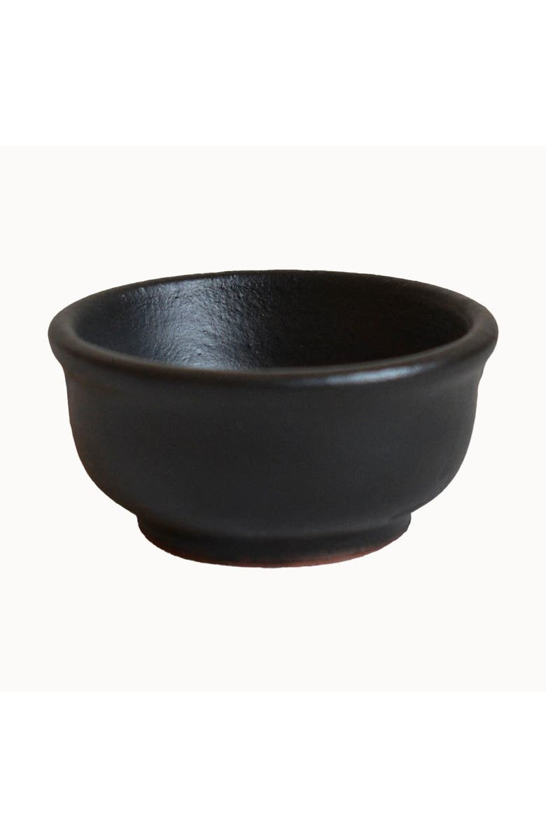 Apartment F Handcrafted Ceramic Pinch Bowl, Alternate, color, Black - Large