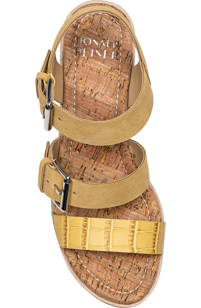 Donald Pliner Blerina Foam Wedge Sandal, Alternate, color, Honey