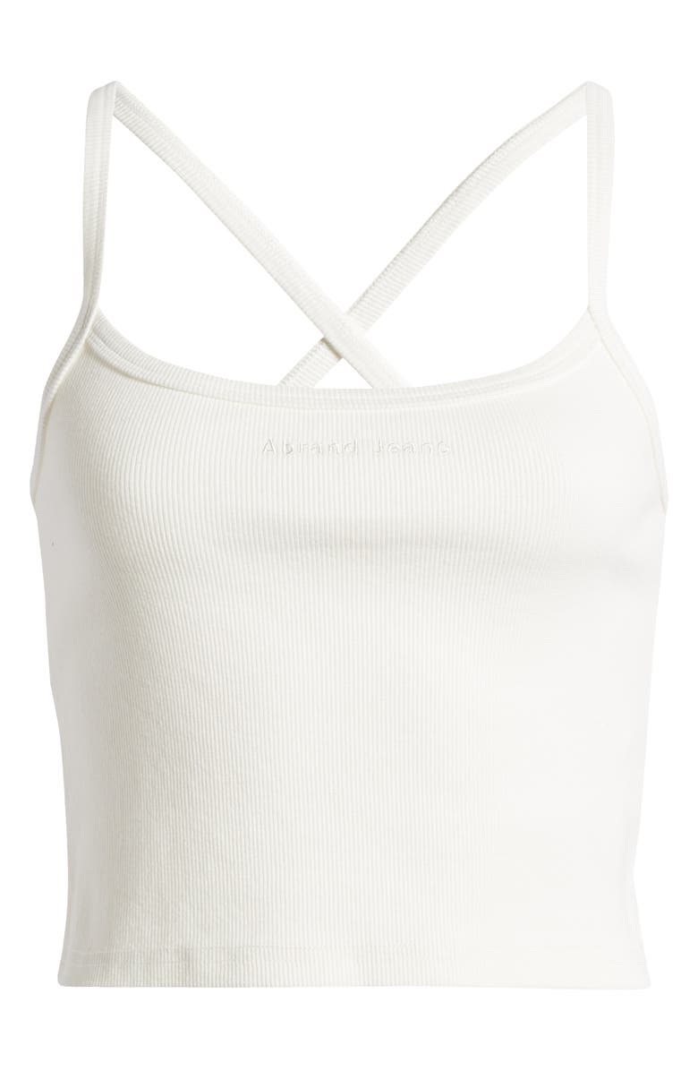 ABRAND Heather Crop Rib Camisole, Alternate, color,