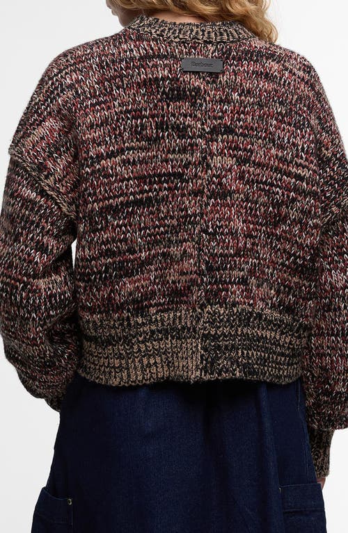 Barbour Saima Merino Wool & Cotton Sweater In Brown