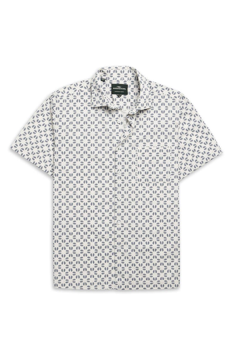 Rodd & Gunn Crown Hill Short Sleeve Button-Up Shirt, Alternate, color, Royal