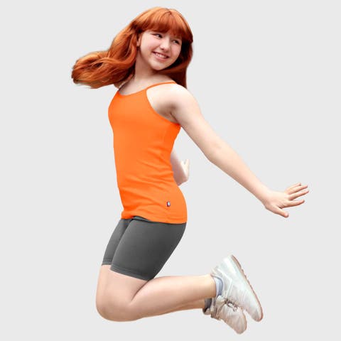 Soft 100% Cotton Long Bike Shorts USA-Made (Toddler, Little Kid & Big Kid)