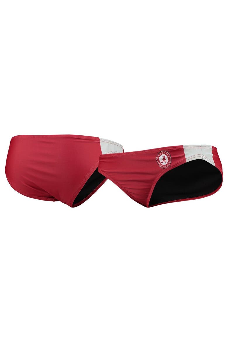 Women's FOCO Crimson Alabama Crimson Tide Wordmark Bikini Bottom, Main, color, Crimson