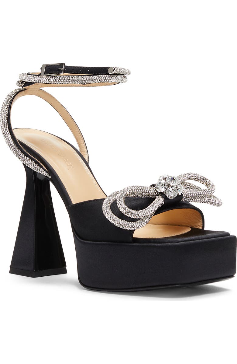 Mach & Mach Double Bow Platform Sandal, Main, color,