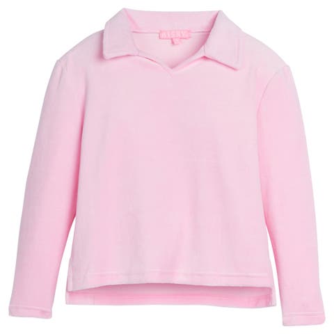 Kids' Velour Polo Pullover