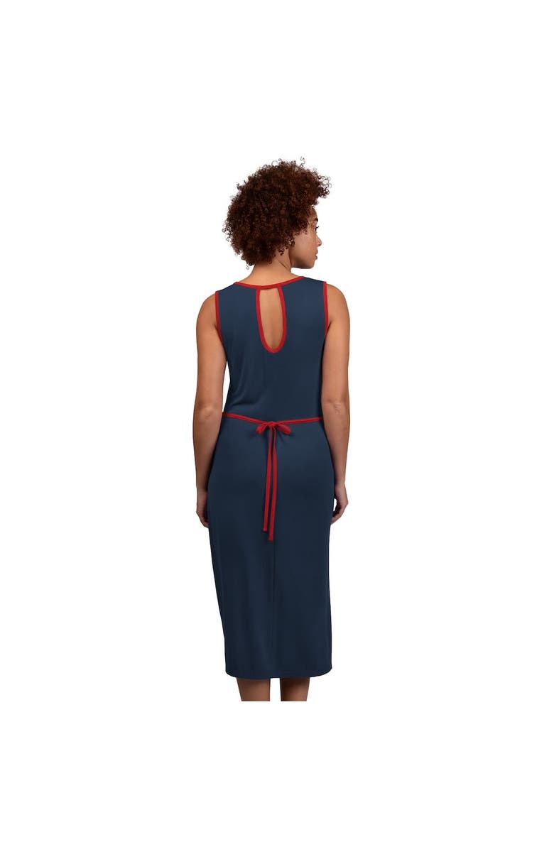 G-III 4HER BY CARL BANKS Women's G-III 4Her by Carl Banks Navy Atlanta Braves Center Field Maxi Dress, Alternate, color, 