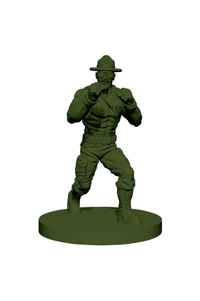 G.I. Joe Mission Critical Sgt Slaughter Figure Pack Rpg Expansion Pack, Alternate, color, Multicolored