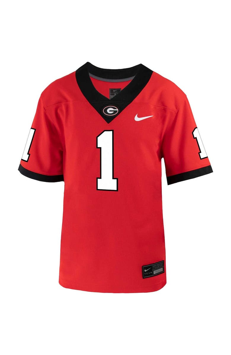 Nike Toddler Nike #1 Red Georgia Bulldogs Untouchable Football Jersey, Alternate, color, Red