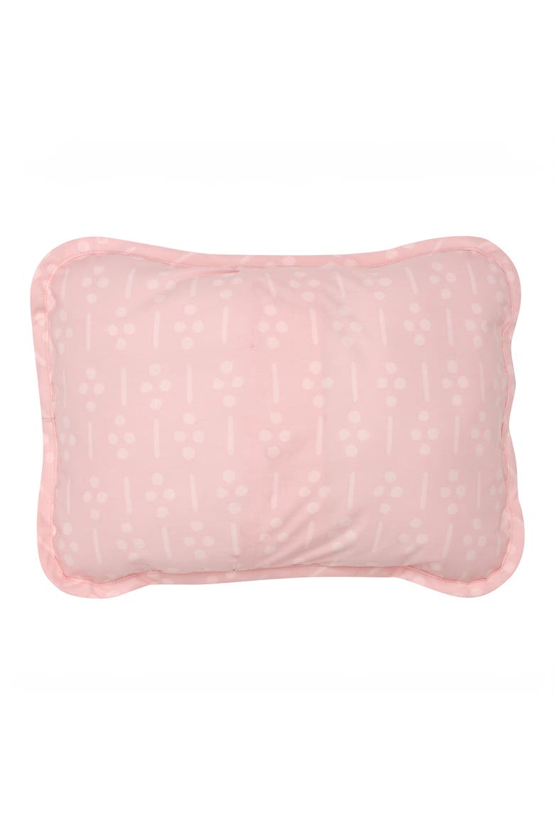 Little Garden Luxury Embroidered Floral Decorative Throw Pillow, Alternate, color, White