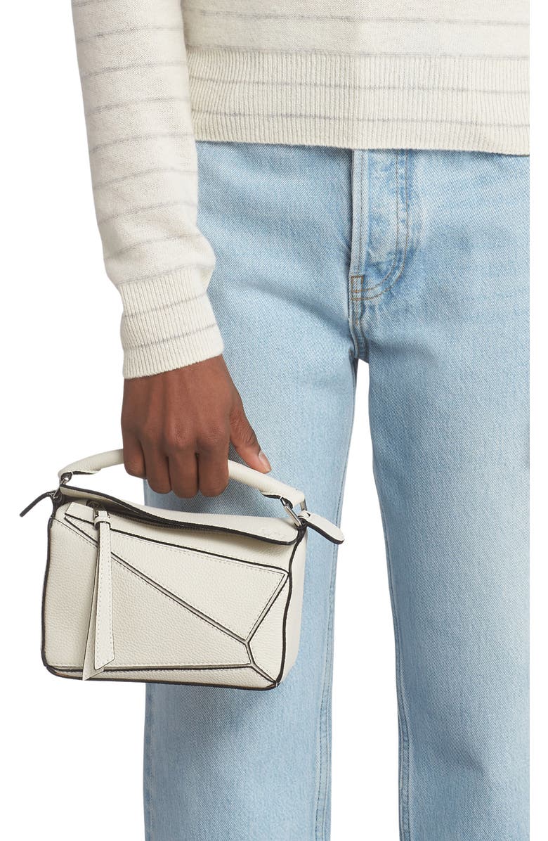 Loewe Mini Puzzle Leather Bag, Alternate, color,