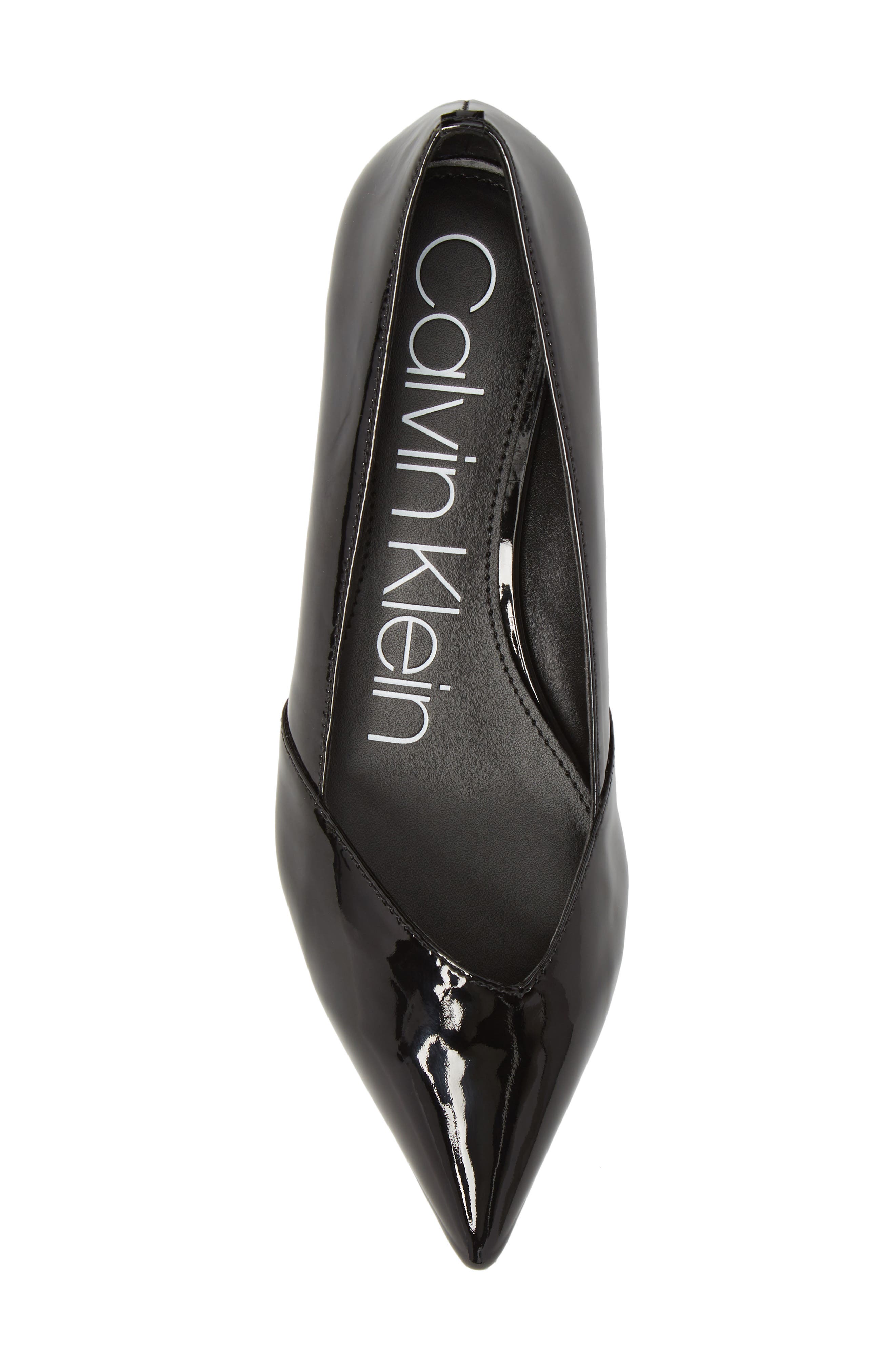 Mai Kitten Heel Pump, Alternate, color, BLACK LEATHER