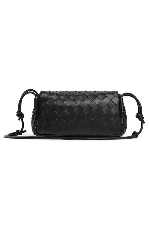 Bottega Veneta Discoteca Intrecciato Leather Crossbody Pouch