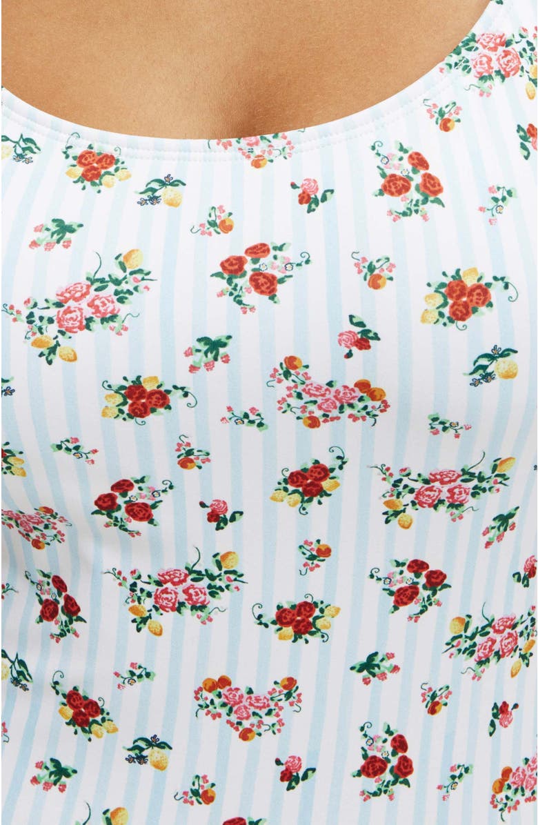 COTTON ON BODY Women's Thin Strap Low Scoop One Piece Cheeky, Alternate, color, 