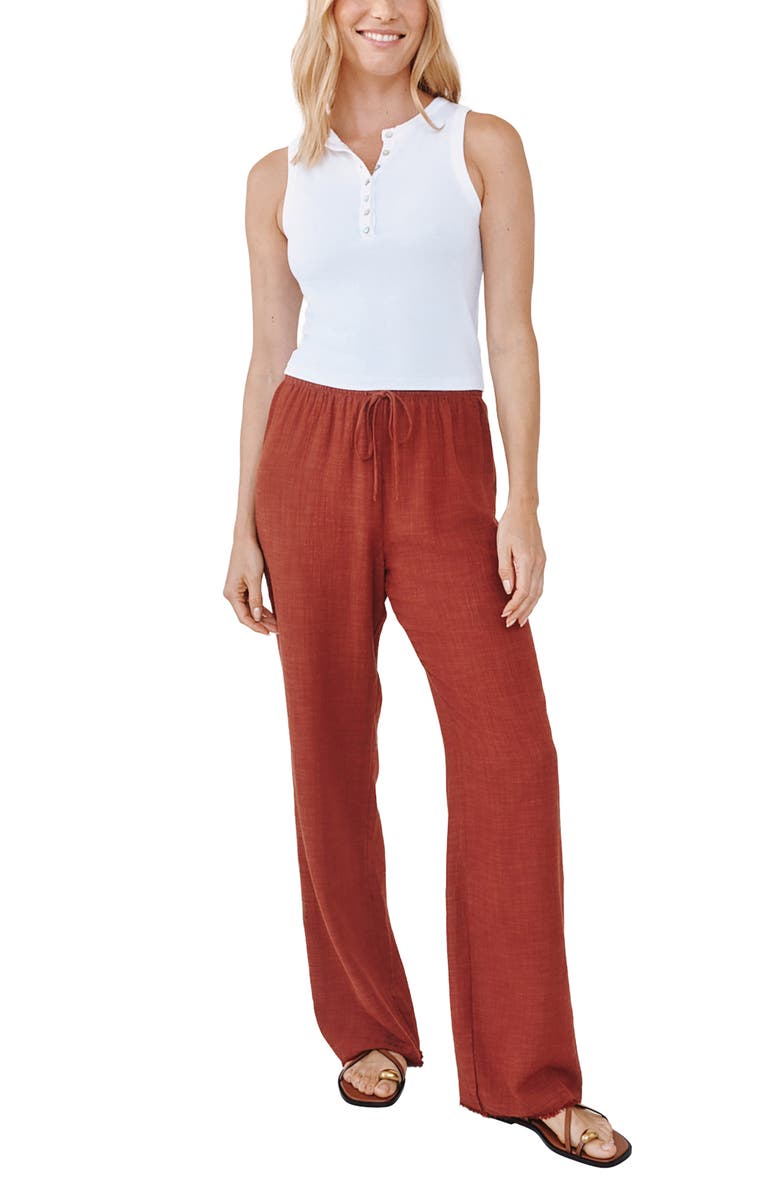 Bella Dahl Rib Sleeveless Top, Alternate, color, White