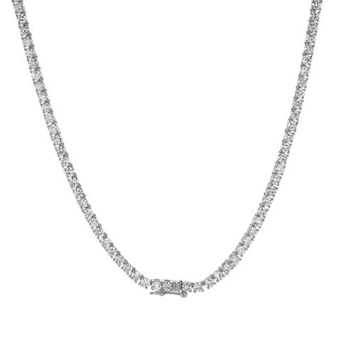 Zeno 10K Gold Lab Grown Diamond Tennis Chain - 2.6mm