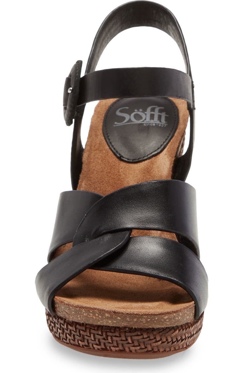 Söfft Casidy Wedge Sandal, Alternate, color,