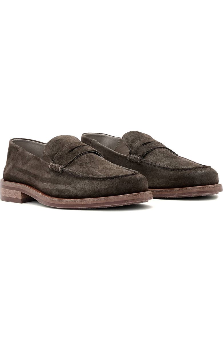 AllSaints Bloom Convertible Penny Loafer, Main, color, Dark Brown